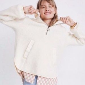Madewell Polartec Fleece Popover Jacket